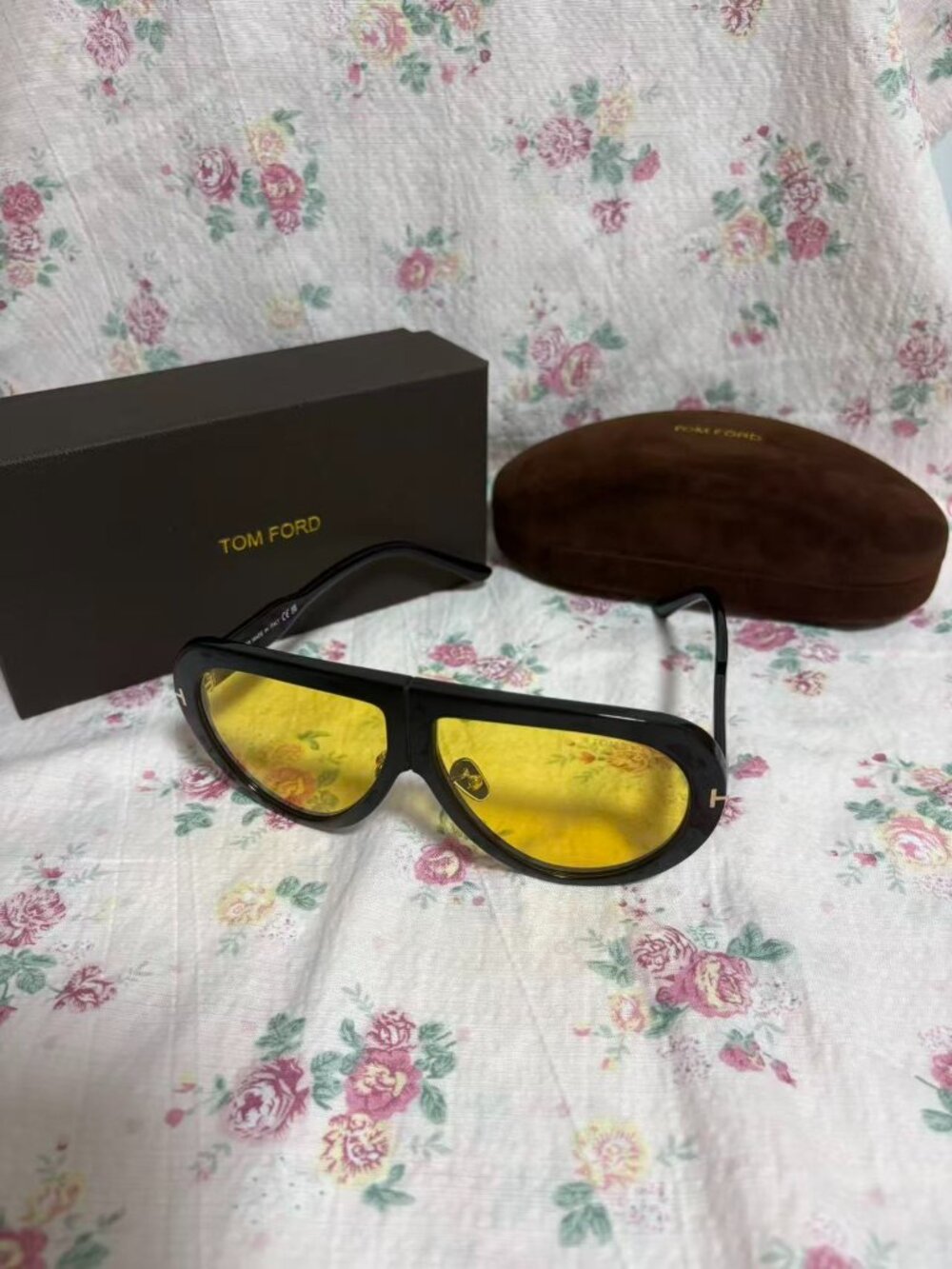 Tom Ford Shield Aviator Sunglasses